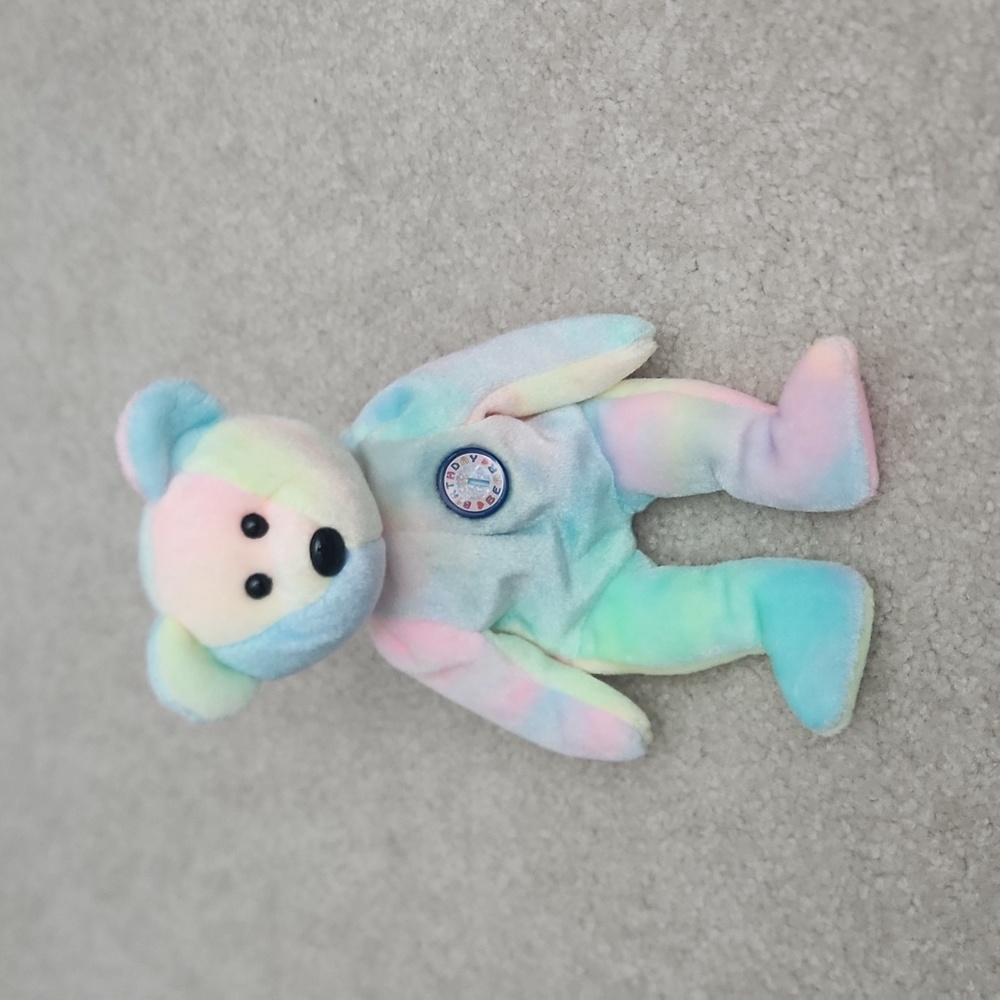 B B Bear birthday beanie baby